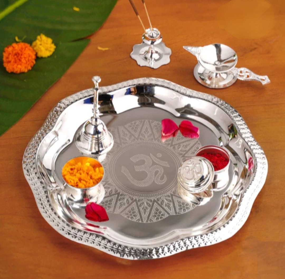 Silver Pooja Set